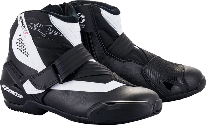 Alpinestars SMX-1 R V2 Motorradschuh schwarz/weiß