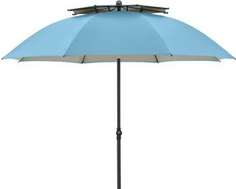 Doppler Windprofi 200 Manual Sonnenschirm 192cm hellblau