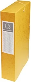 Exacompta Archivbox Colorspan Karton 60mm, A4, gelb, 8er-Pack