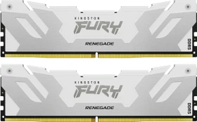 Kingston FURY Renegade weiß/silber UDIMM 32GB Kit, DDR5-8000, CL38-48-48, 1RX8