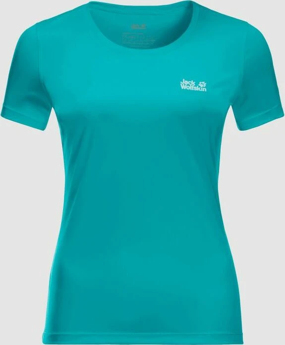 Jack Wolfskin Tech Funktionsshirt kurzarm aquamarine (Damen)