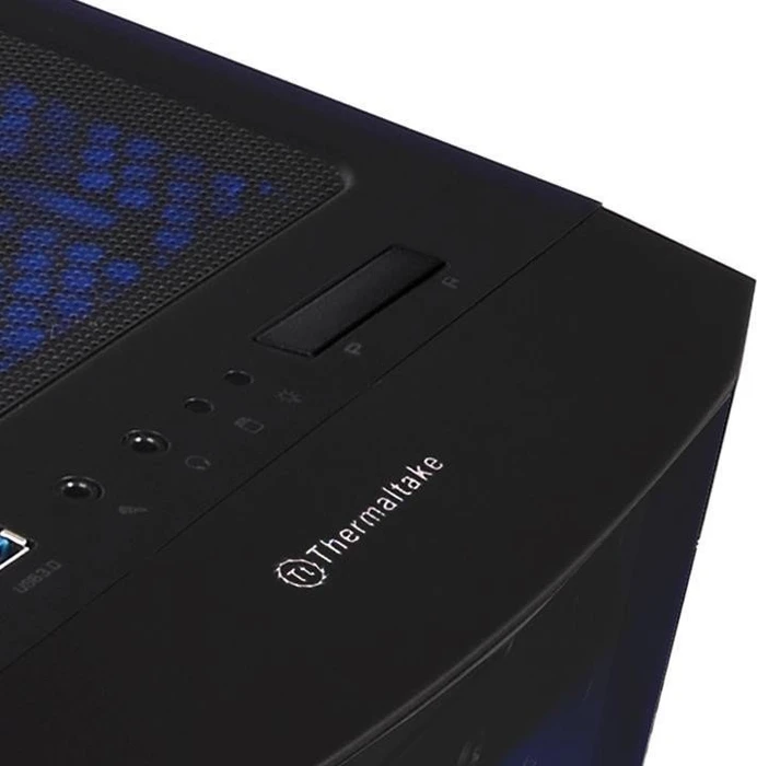 Thermaltake Versa J25 TG RGB, schwarz, Glasfenster