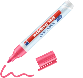 edding 95 Glasmarker pink