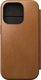Nomad Modern Leather Folio für Apple iPhone 16 Pro English Tan