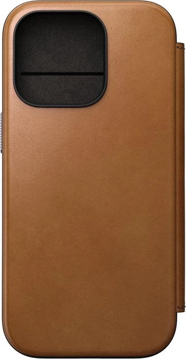 Nomad Modern Leather Folio für Apple iPhone 16 Pro English Tan