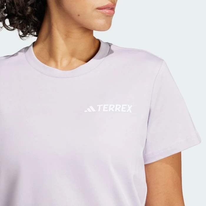 adidas Terrex Graphic T-Shirt kurzarm silver dawn (Damen)