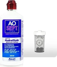 Alcon Aosept Plus HydraGlyde Linsenreiniger,  360ml