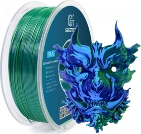 Geeetech PLA Silk, Dual blue & green, Spule, 1.75mm, 1.00kg