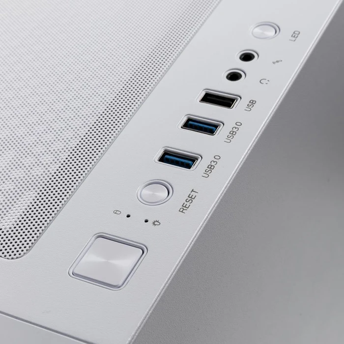 Zalman Z3 Iceberg_White, weiß, Glasfenster