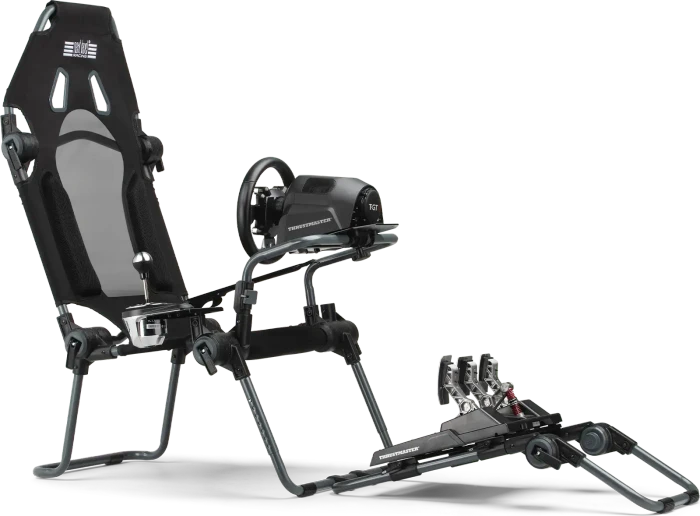 Next Level Racing F-GT Lite Cockpit Carbon Grey Edition, faltbares Simulator Cockpit