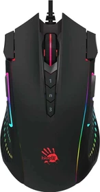 A4Tech Bloody J90S 2-Fire RGB Animation Gaming Mouse schwarz, USB