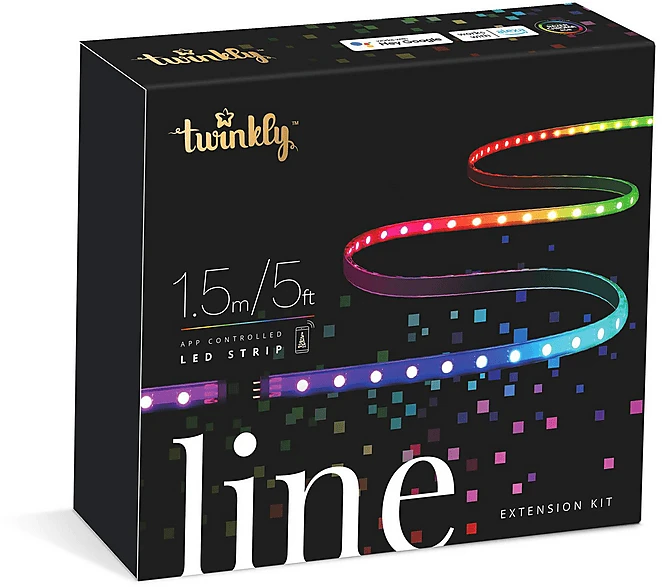 Twinkly Line LED-Streifen Erweiterung 1.5m schwarz