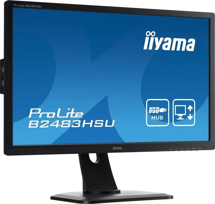 iiyama ProLite B2483HSU-B1DP, 24"