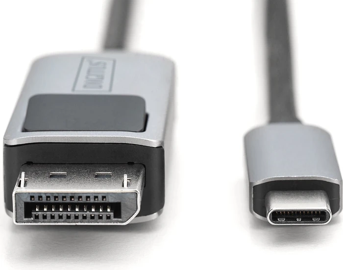 Digitus USB-C [Stecker] auf DisplayPort 1.4 [Stecker] 8K 30Hz Adapterkabel, 2m