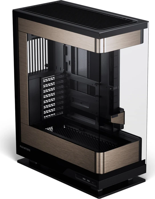 Phanteks Evolv X2, schwarz/gold, Glasfenster