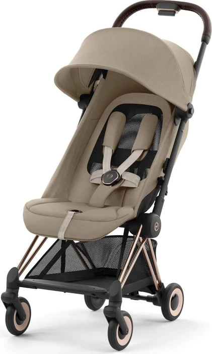 Cybex Coya Rosegold Frame cozy beige