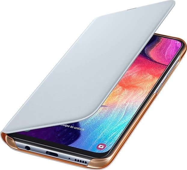 Samsung Wallet Cover für Galaxy A50 weiß