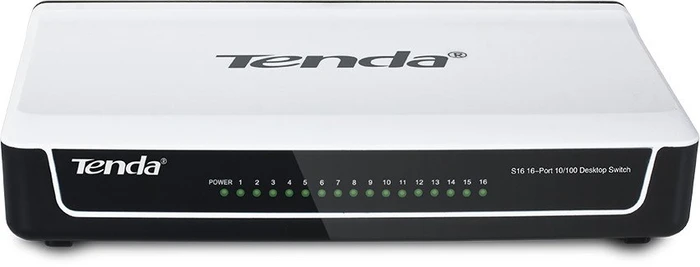Tenda S Desktop Switch, 16x RJ-45