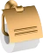 Hansgrohe AXOR Montreux Toilettenpapierhalter mit Deckel brushed gold optic Vorschaubild