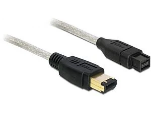 DeLOCK FireWire IEEE-1394b Kabel, 9-Pin auf 6-Pin, 2m