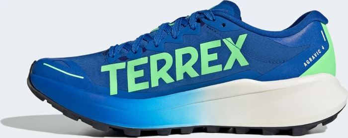 adidas Terrex Agravic 4 blue/cloud white/lime burst (Herren)