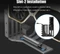 Glotrends Vertical Graphics Card Support Bracket, 2-Slot, gewinkelt, PCIe 5.0, 180mm, schwarz Vorschaubild