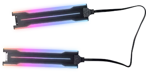 Lian Li Side ARGB Kit für Lian Li GA ll Trinity Performance 360 AIO/Lian Li Uni Fan P28, LED-Streifen, schwarz