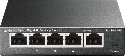 TP-Link TL-SG105S Desktop Gigabit Switch, 5x RJ-45