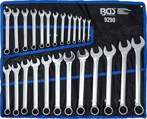 BGS technic Schraubenschlüsselsatz inkl. Tasche, 25-tlg.