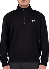 Alpha Industries Half Zip SL Sweatshirt schwarz (Herren)