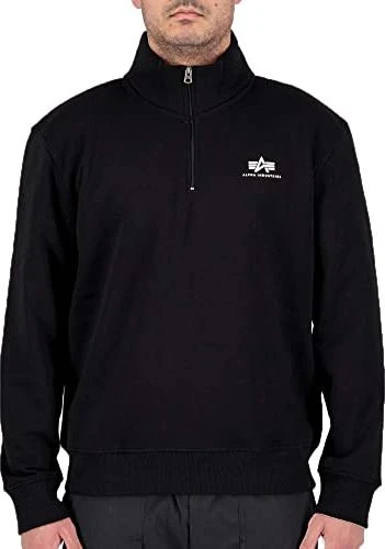 Alpha Industries Half Zip SL Sweatshirt schwarz (Herren)