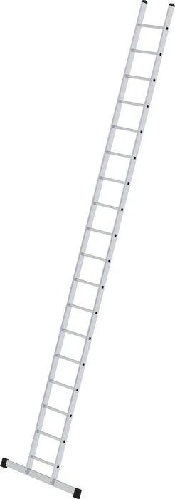 Günzburger Steigtechnik Anlegeleiter mit Standard-Traverse, 18 Stufen