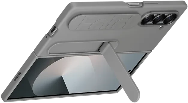 Samsung Silicone Case für Galaxy Z Fold6 grau
