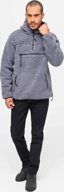 Brandit Teddyfleece Worker Hoodie anthracite (Herren)