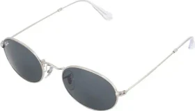 Ray-Ban RB3547 Oval 51mm polished silver/blue