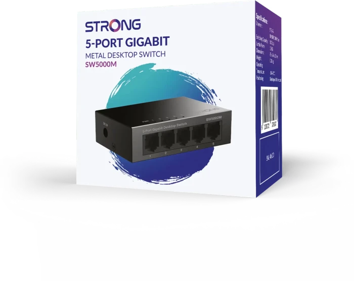 Strong Desktop Gigabit Switch, 5x RJ-45