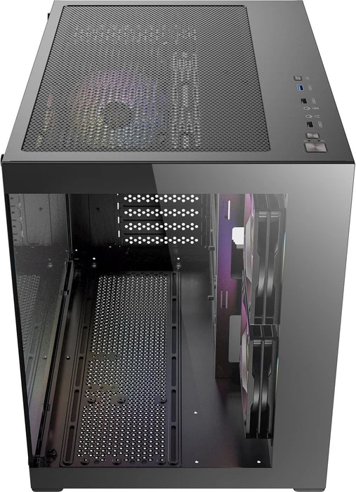 Antec CX600M ARGB, schwarz, Glasfenster