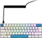 Sharkoon Skiller SGK50 S4 Gen2 PBT, White, LEDs RGB, hot-swap, Gateron G Pro 3.0 YELLOW, USB, DE Vorschaubild