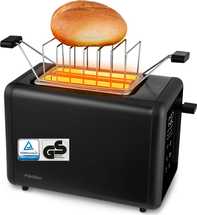Medion MD 12102 Toaster schwarz