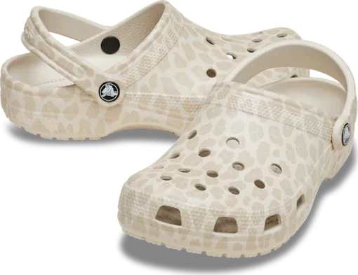 Crocs Classic Animal almond tint/leopard (Damen)