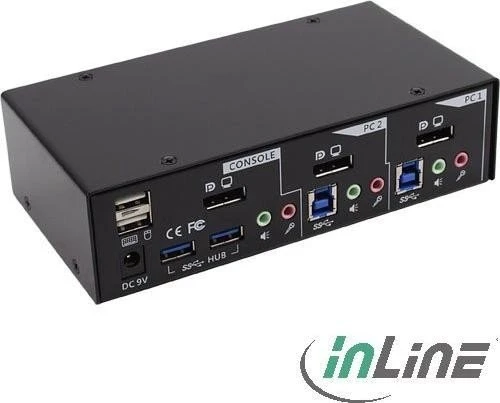 InLine Desktop Switch, 2-Fach