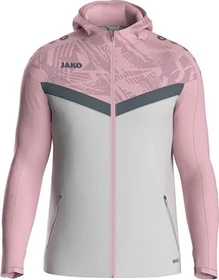 Jako Iconic Trainingsjacke soft grey/dusky pink/anthra light (Junior)