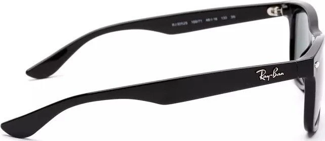Ray-Ban RB9052S New Wayfarer Junior 48mm schwarz/grün (Junior)