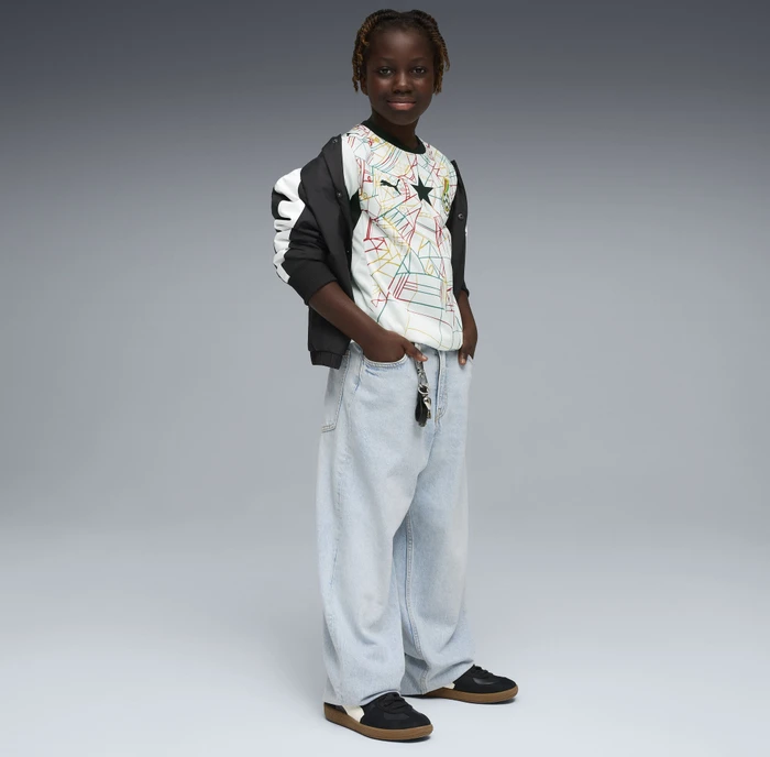 Puma FIFA WM 2026 Ghana Auswärtstrikot puma white/puma black (Junior)