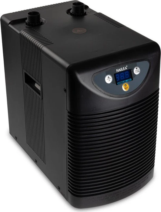 Hailea HC Series 150A Aquarienkühler, Durchlaufkühler mit Kompressor, 50-, schwarz