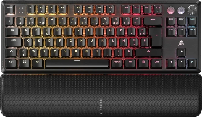 Corsair Gaming K70 PRO TKL Magnetic-Mechanical, schwarz, Corsair MGX Hyperdrive, USB, FR