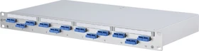 Metz Connect OpDAT PF splice LWL-Patchpanel SC-D Kupplungen, OS2, 12-Port, 1HE, 1HE