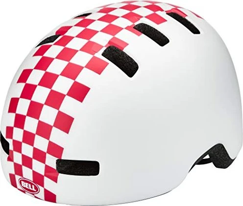 Bell Lil Ripper Kinderhelm checkers matte white/pink