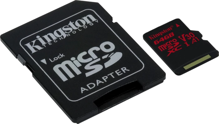 Kingston Canvas React R100/W80 64GB Kit, UHS-I U3, A1, Class 10