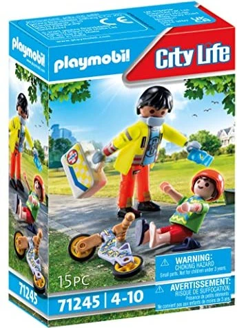 playmobil City Life Sanitäter mit Patient